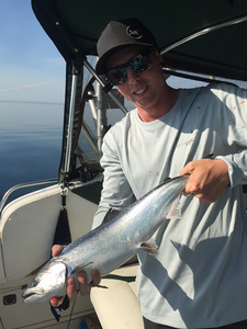 Catch of the day at Lake Ontario: Salmon